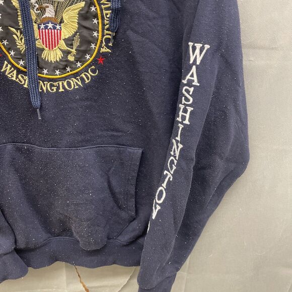 United States Of America - Washington DC Hoodie Adult Size L Embroidered - Picture 2 of 7